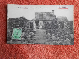 Cpa Koksijde Coxyde Sur Mer Maison Pêcheurs Dans Les Dunes  édition Gheury  Guerre 14-18 - Koksijde