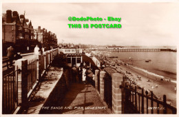 R405438 Lowestoft. The Sands And Pier. Valentine. RP - Mondo