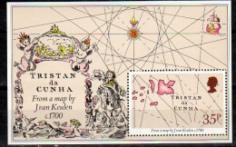 TRISTAN DA CUNHA – Block 13 ** MNH – Old Map Of The Islands 1981 - Tristan Da Cunha