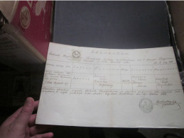 Extractus  Torokbecse Novi Becej 1856 Tax Stamps - Historical Documents