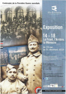 CPM - édit. Dépt. Ille & Vilaine - Exposition 14 -  18 - Le Front, L'Arrière - La Mémoire - Guerre 1914-18