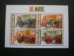 Motorcycles Motorräder Motocyclettes # Niger 2013 Used S/s #845 Motorbikes - Motorräder