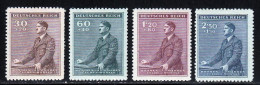 Boheme Et Moravie 1942 Yvert 73 / 76 ** TB - Unused Stamps