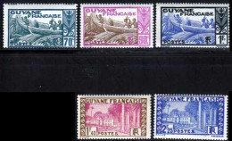 Guyane 1939 Yvert 161 / 163 - 165 - 167 ** TB Bord De Feuille - Neufs