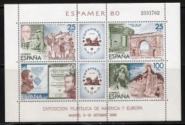 Espagne BF 1980 Yvert 27 ** TB - Blokken & Velletjes