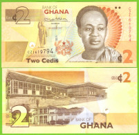 GHANA 2 CEDIS 2017 P-37Ae UNC - Ghana