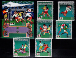 Libya - 1986 - World Cup: Mexico 1986 - Yv 1620/25 + Bf 73 - 1986 – Messico