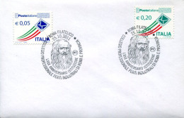 X0108 ITALIA,leonardo Da Vinci, Special Postmark Roma 2011 - Autres & Non Classés