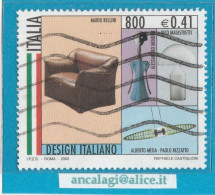 USATI ITALIA 2000 - Ref.0829 "DESIGN ITALIANO" 1 Val. - - 1991-00: Oblitérés