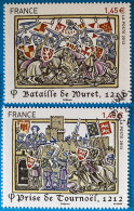 France 2013 : Les Grandes Heures De L'histoire De France N° 4828 à 4829 Oblitéré - Used Stamps