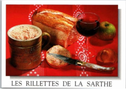 RILLETTES De La SARTHE.  -    Recettes De Cuisine  - CPM - Voir Scannes Recto-Verso - Recetas De Cocina
