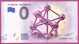 0-Euro ZEAM 2018-2  ATOMIUM - BRUSSELS - Essais Privés / Non-officiels