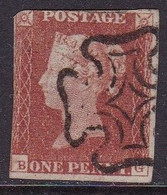 GB Line Engraved  Victoria Imperf Penny Red .   Good Used - Oblitérés