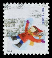 Etats-Unis / United States (Scott No.4944 - Plaisir D'hiver / Winter Fun) (o)  P4 Small ATM - Gebruikt