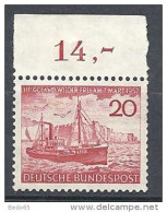 REPUBLIQUE FEDERALE N° 37 NEUF** LUXE / MNH - Ungebraucht