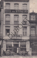 Postkaart - Carte Postale - Blankenberge - Place De La Station - Hôtel Des Voyageurs (C5808) - Blankenberge