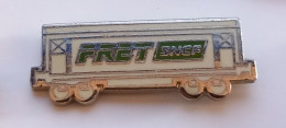 FF315 Pin's SNCF TGV FRET Wagon Qualité EGF Achat Immédiat - TGV