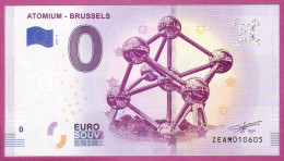 0-Euro ZEAM 2019-2  ATOMIUM - BRUSSELS - Pruebas Privadas