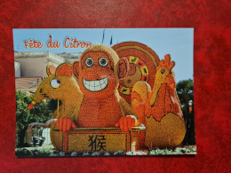 Carte MENTON 82° FETE DU CITRON ANNEE 2015 LES TRIBULATIONS D'UN CITRON - Menton