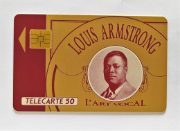Télécarte France - L'Art Vocal. Louis Armstrong - Zonder Classificatie