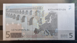 1 X 5€ Euro Trichet P014H5 X27449937434  - UNC - 5 Euro