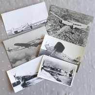 Lot De 6 Photographies Aviation Avions Dewoitine - Aviazione