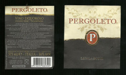 Etichetta - Vino Liquoroso Pergoleto - Vino Tinto