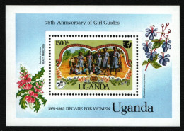 Uganda 1985 - Mi-Nr. Block 53 ** - MNH - Pfadfinder / Scouts - Ouganda (1962-...)