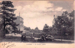 59 - Nord -  CASSEL - Le Jardin Public - Cassel