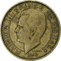 Monaco, Rainier III, 10 Francs, 1950, Paris, Cupro-Aluminium, TTB - 1922-1949 Luigi II