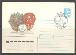 RUSSIA & USSR. 10th Congress Of European Mycologists.  Illustrated Envelope With Special Cancellation - Nature