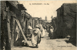 Marrakech - Une Rue - Marrakech