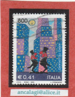 USATI ITALIA 2000 - Ref.0835A "ANNO FELLINIANO" 1 Val. - - 1991-00: Usados