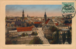 CPA Couleur SILESIE - OPPELN OPOLE - Vue Depuis La Tour Piast - Plebiscite De 1921 - Blick Vom Piastenturm - Cachet 1921 - Poland