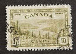 CANADA YT 220 OBLITÉRÉ  "LAC DU GRAND OURS" ANNÉE 1946 - Oblitérés