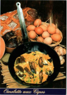 OMELETTE Aux CEPES.   -   Recettes De Cuisine  - CPM - Voir Scannes Recto-Verso - Recettes (cuisine)