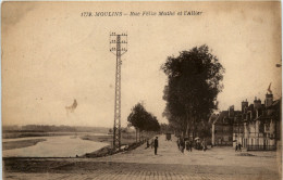 Moulins, Rue Felix Mathe Et LÀllier - Moulins