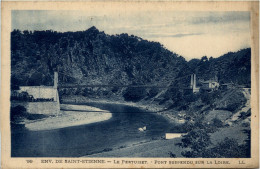 Evirons De Saint Etienne, Le Pertuiset, Pont Suspendu Sur La Loire - Saint Etienne