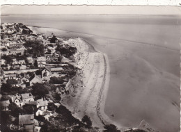 44. LA BERNERIE EN RETZ.  CPA. VUE AÉRIENNE. LA GRANDE PLAGE.. ANNEE 1953 + TEXTE - La Bernerie-en-Retz