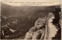 Vallee Du Loup, Village Du Bar Et Route De Gourdon - Gourdon