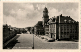 Geyer Im Erzgebirge - Markt Mit Rathaus - Geyer