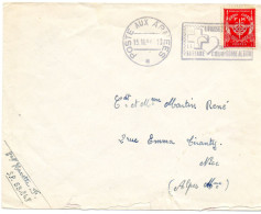 FRANCE.1954. FRANCHISE MILITAIRE « POSTE AUX ARMEES ». CROIX-ROUGE - Military Postmarks From 1900 (out Of Wars Periods)
