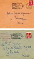 FRANCE.1956-1963. TROIS LETTRES « CROIX-ROUGE » . - Cruz Roja