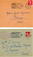 FRANCE.1956-1963. TROIS LETTRES « CROIX-ROUGE » . - Red Cross