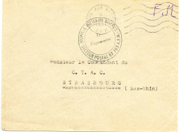 ALGERIE.(GUERRE).1957.  "HOPITAL MILITAIRE DUCROS-S.P.87.703".".LETTRE  F.M. - Guerra De Argelia