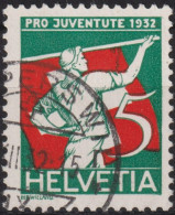 1932  Schweiz / Pro Juventute ° Mi:CH 262, Yt:CH 263, Zum:CH J61, Fahnenschwinger - Used Stamps