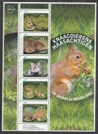 Nederland NVPH 3642 Vel Persoonlijke Zegels Op Safari Knaagdieren 2024 MNH Postfris Rabbit Beaver Squirrel - Personalisierte Briefmarken