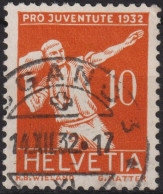 1932  Schweiz / Pro Juventute ° Mi:CH 263, Yt:CH 264, Zum:CH J62, Steinstosser - Gebraucht