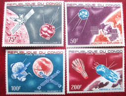 Congo  1967  Space  4 V   MNH - Afrika