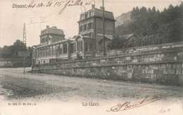 Belgique - Dinant - La Gare - Carte Postale Ancienne - Dinant